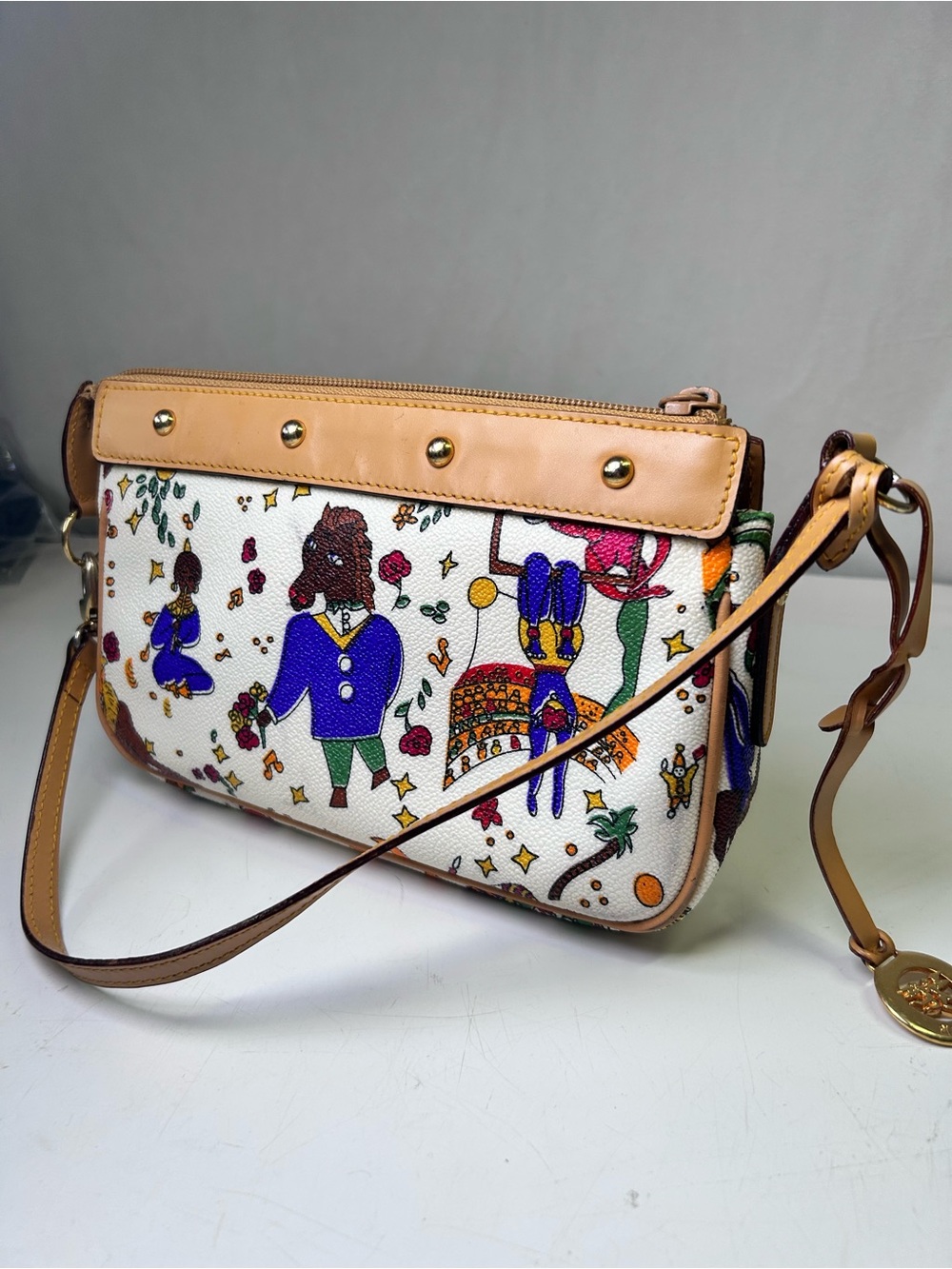 Piero Guidi Magic Circus Shoulder Bag Italian Designer - Picture 3 of 15